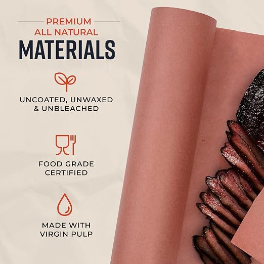 Bryco Goods Pink Butcher Paper Rolls, Smoking Meat - Image 3
