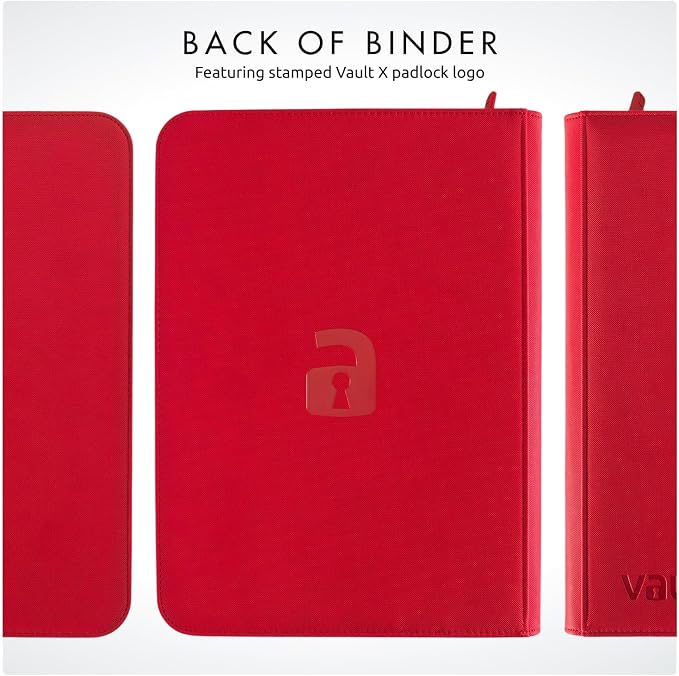 Vault X 4 Pocket Zip Binder, 160 Cards, Exo-Tec Material, 20 Side-Loading Pages - Image 9