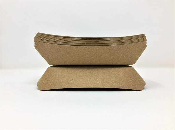Mr Miracle 7 Inch Paper Hot Dog Tray in Kraft Paper. Pack of 25. Disposable - Image 7