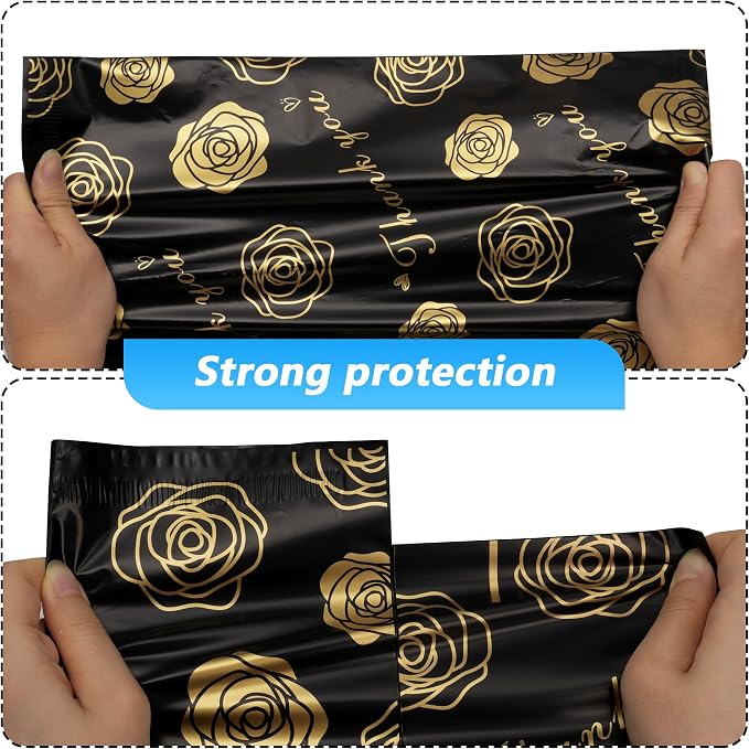 Thank You Poly Mailer 10x13 Inch 100 Pcs, Waterproof and Tear-Resistant - Image 4