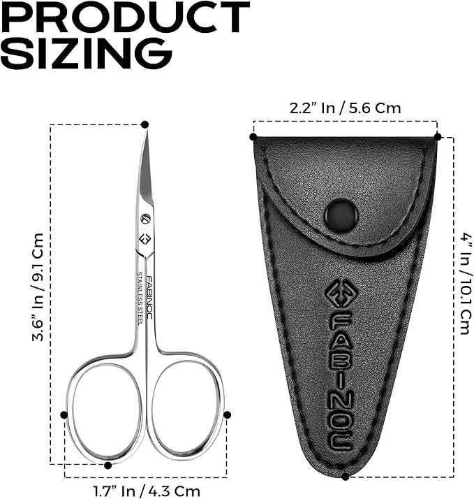 Curved Cuticle Scissors for Women & Men - Image 2