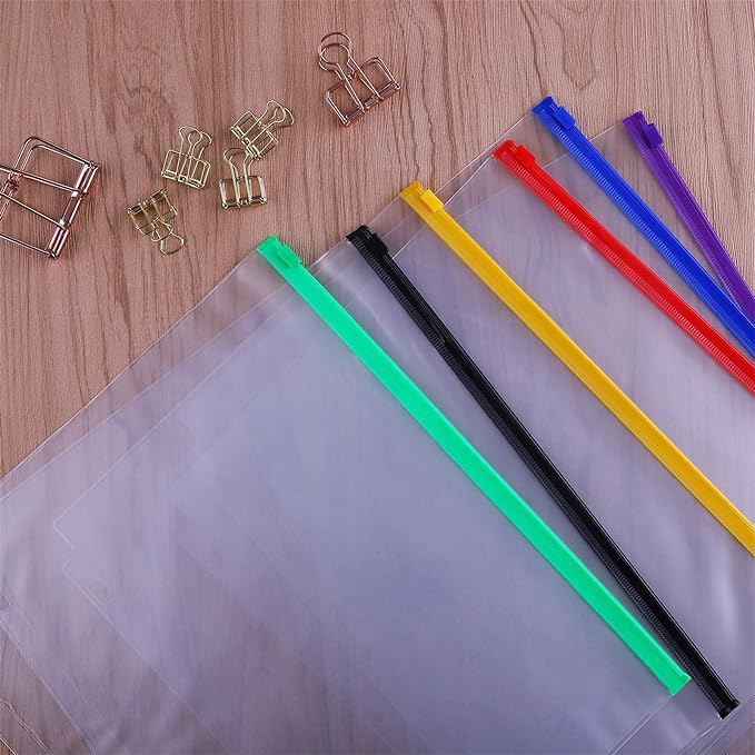 Antner 6 Pack Letter Size Binder Pockets - Image 2