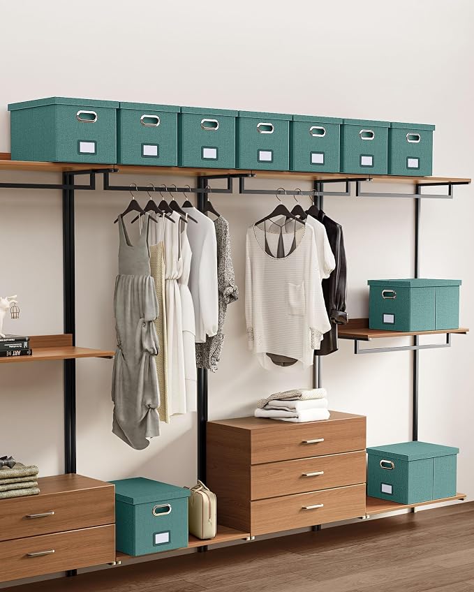 Oterri File Organizer with Lid, File Box, File Cabinet - Image 7