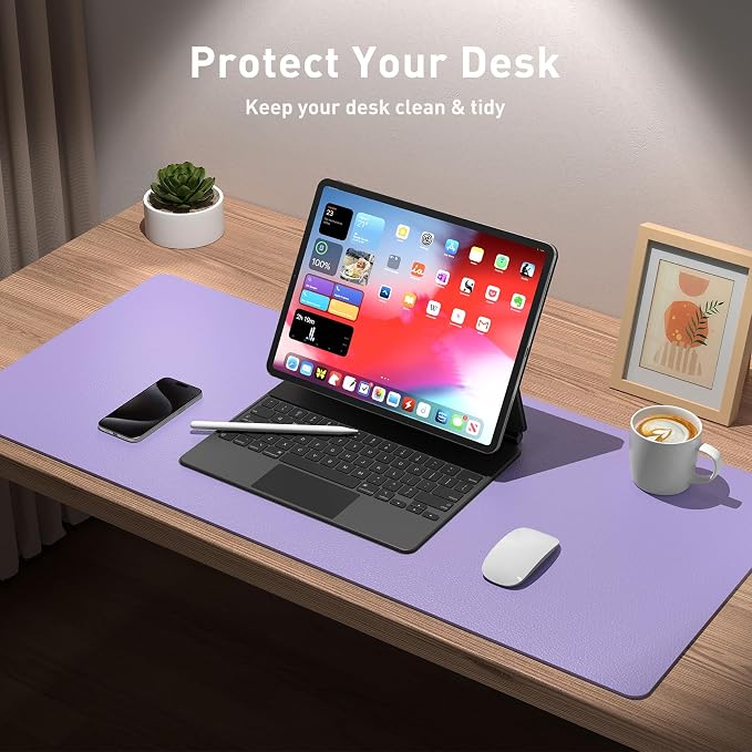 Aothia Faux Leather Desk Mat - Image 3