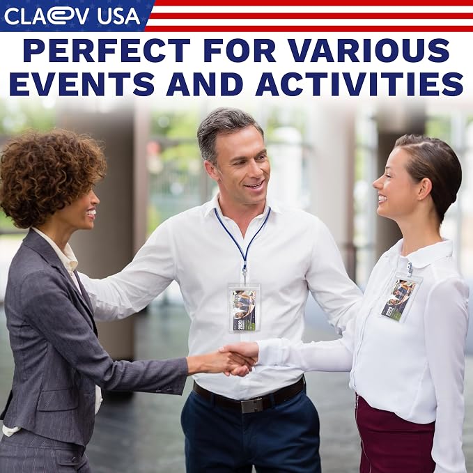 Claev Vertical 4x6 Passport & Card Holders, 10 Pack), Conferences, Conventions - Image 7
