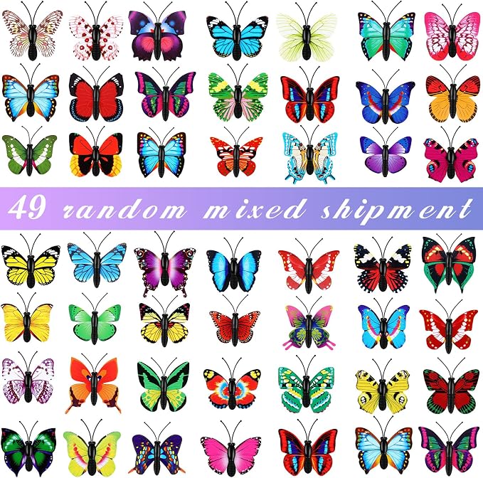 Epakh 30 Pcs Butterfly Thumb Tacks Decorative Butterfly Push Pins Push Pins - Image 4