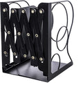 Adjustable Bookends Metal Book Ends by Gardesk--HomeOrganizerDecorExpert