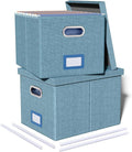 Oterri 2 Pack File Storage Organizer, Filing Box, Portable File Box by Oterri