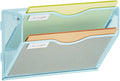 Marbrasse Wall File Holder 2-Tier Hanging Wall File Organizer, Mesh Mail Holder by Marbrasse