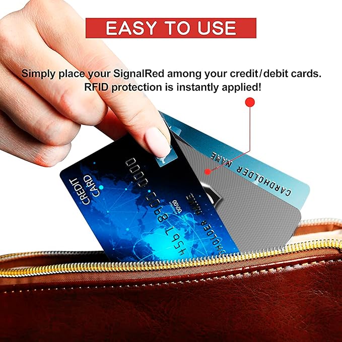 SaiTech IT 10 Pack of RFID Blocking Card, One Card Protects Entire Wallet Purse - Image 7