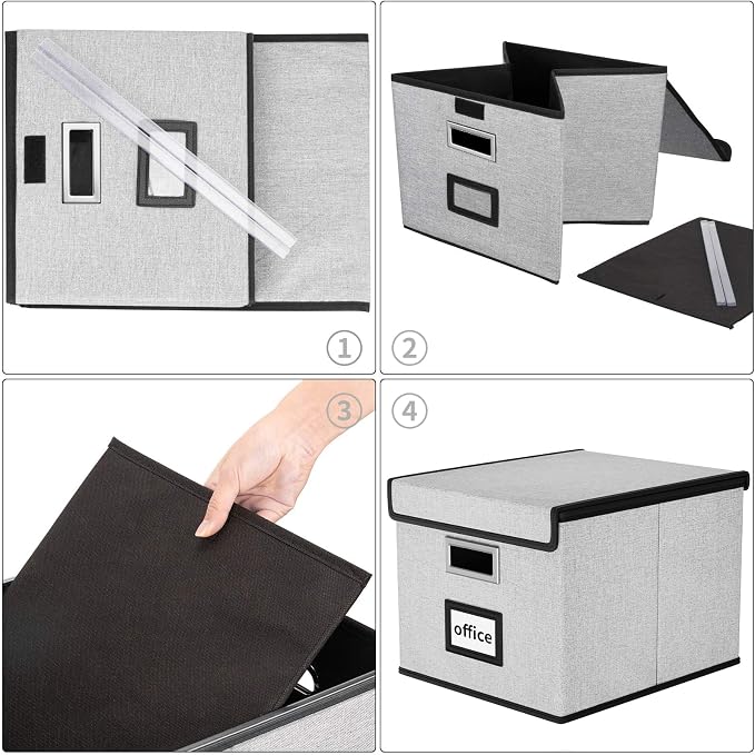 Upgraded Portable File Organizer Box - Image 7