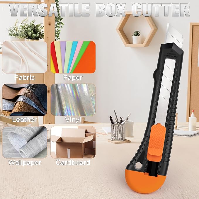 Box Cutter, Utility Knife, 16 Pack Box Cutter Retractable, Box Cutter Knife - Image 5