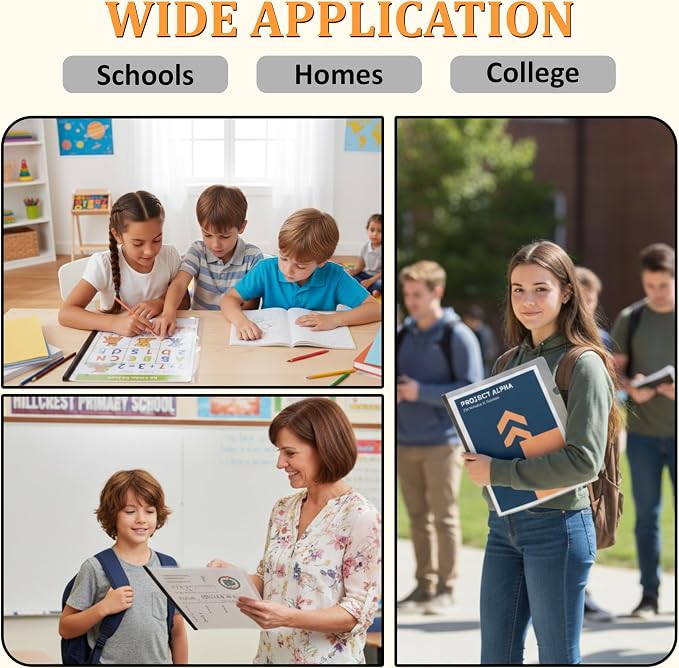 50 Pack Report Covers with Sliding Bar - Image 9