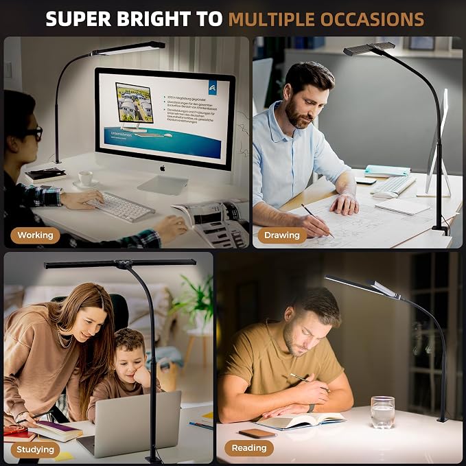 Led Desk Lamp for Home Office, Eye-care Architect Light - Image 6