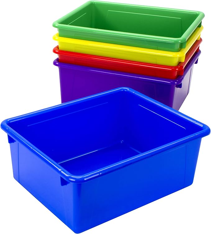 Storex Letter Size Deep Storage Tray – Organizer Bin - Image 3