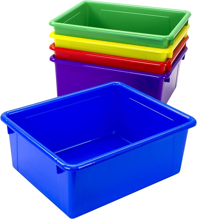 Storex Letter Size Deep Storage Tray – Organizer Bin - Image 4