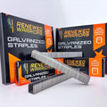T50 Galvanized Staples Heavy Duty 3/8" Crown, 1/2" Inch Leg Length by RenewedWarriors