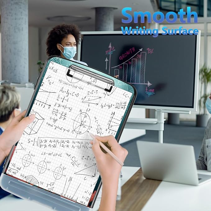 Clipboard with Storage, 8.5x11 High Capacity Nursing Clipboards with Pen Holder - Image 7
