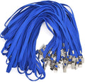 Bird Fiy Blue Lanyards 100 Pack Bulk Badge Lanyards by BirdFiy