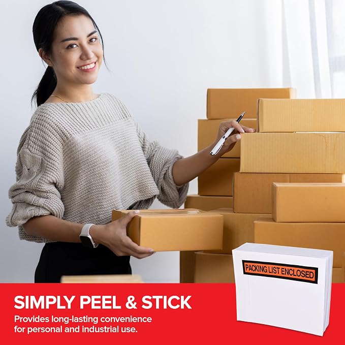 1000 Piece Waterproof Packing List Envelopes, Invoice & Packing Slip Pouches - Image 6