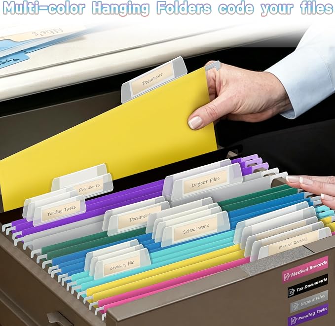 25 Packs Hanging File Folders - Image 6