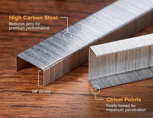 Bostitch Office Premium Standard Staples, 1/4" Length, High-Carbon Steel - Image 2