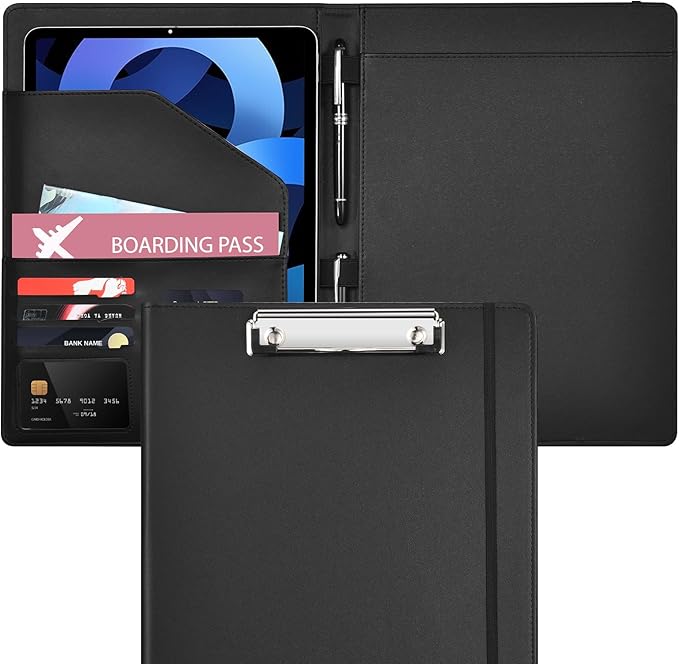 Padfolio with Clipboard Pacific Mailer Clipboard Notebook Resume Portfolio by PacificMailer