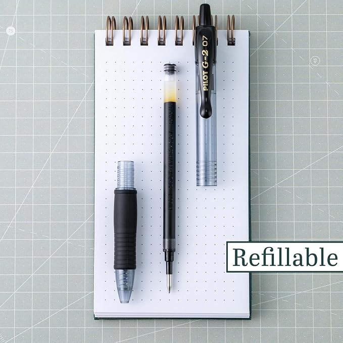 PILOT G2 Premium Gel Pens, 0.7mm Fine Point, Refillable & Retractable Ballpoint - Image 3