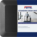 FEATOL Anti Fatigue Mats for Standing, 9/10 Extra Thick Ergonomic Standing Desk by FEATOL