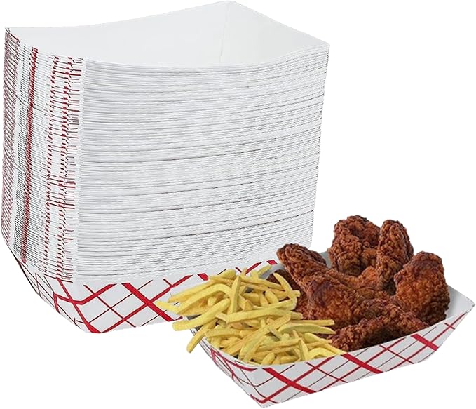Mr Miracle Paper Food Trays, Disposable, Recyclable Serving Boats.For Condiments by MrMiracle