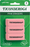 Ticonderoga Wedge Erasers by Ticonderoga