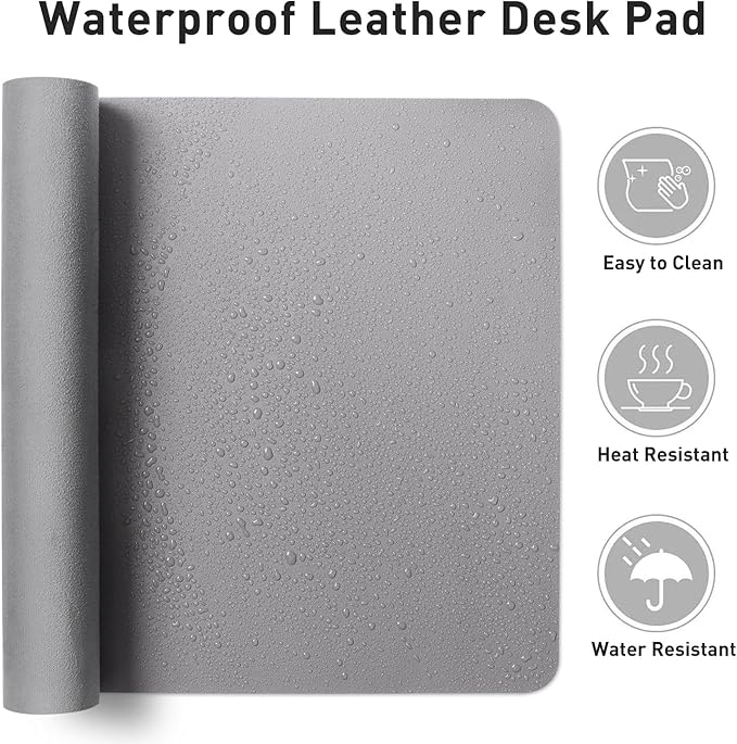 Aothia Faux Leather Desk Mat - Image 8