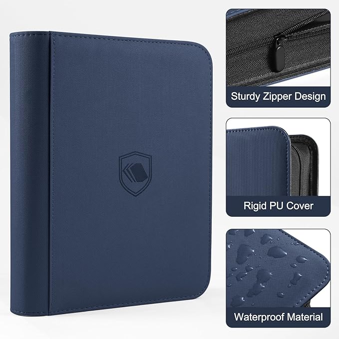 Toploader Binder, Holds 360 Toploaders, 100 Toploaders INCLUDED, 9-Pocket PU - Image 3
