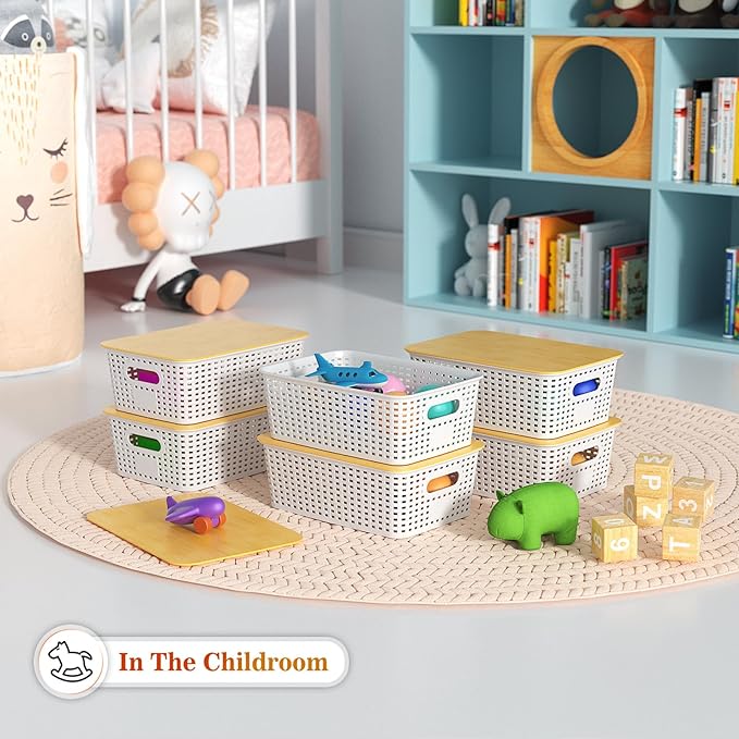 Ohmlove Plastic Storage Baskets - Image 5