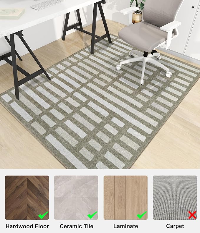 chakme Office Chair Mat for Hardwood Floor, Machine Wash - Image 7