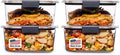 Rubbermaid Brilliance BPA-Free Food Storage Containers, Medium Deep, 4.7 Cup by Unknown