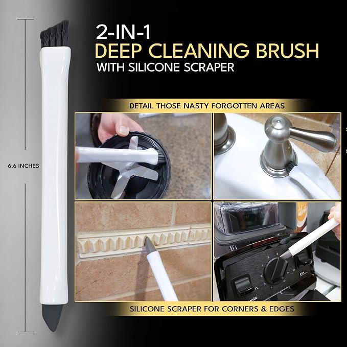 Small Cleaning Brush Set 3pcs—Crevice Brushes - Image 5