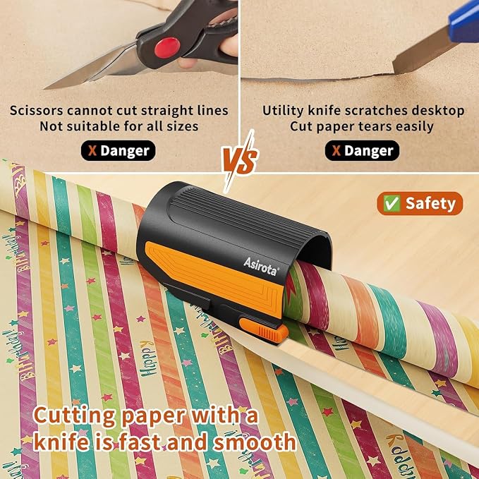 2 PC Wrapping Paper Cutter - Image 4