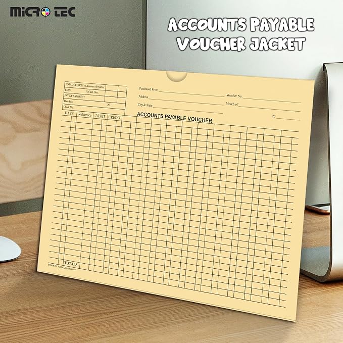 Accounts Payable Voucher Envelopes General Accounting Style, Buff 400 Pack | - Image 3
