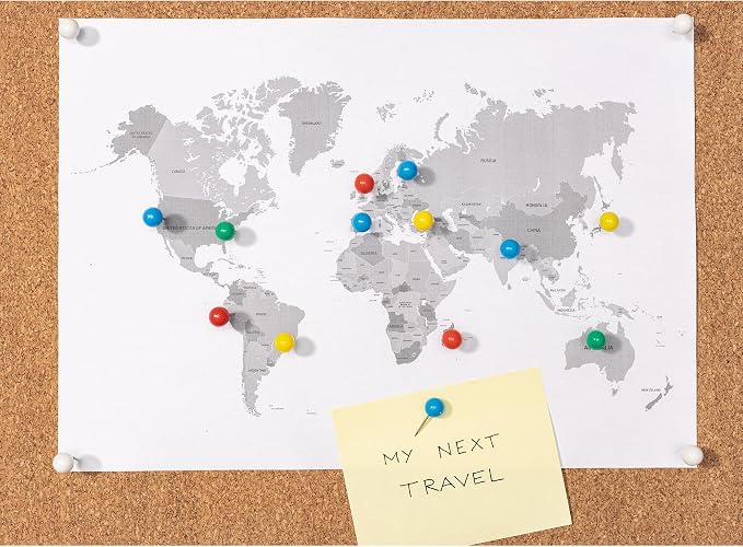 300 PCS Push Pins Map Tacks, 10 Assorted Colors in Reconfigurable Containers - Image 5