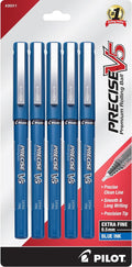 Pilot Precise V5 Rollerball Pens, Extra Fine Point 0.5 mm Blue Pens, Journaling by PilotCorporationofAmerica