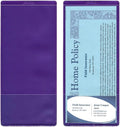 StoreSMART® - Metallic Purple Plastic Policy/Lotto Ticket Holders - 200-Pack - by StoreSMART