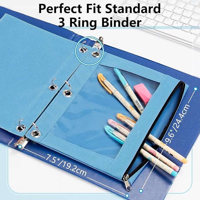 Forvencer 24 Pack Pencil Pouches - Image 2