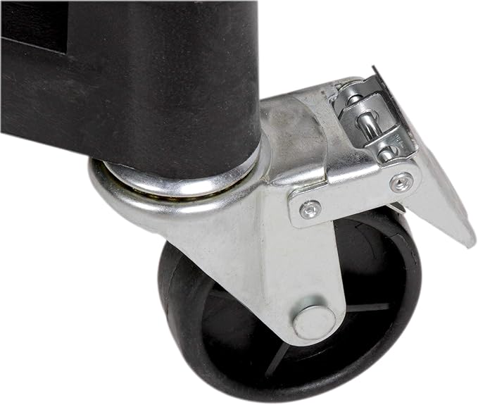 MaxWorks 80774 3-Shelf Utility Plastic Cart - Image 4