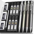 Nicpro 4 Pack Metal Mechanical Pencil Set 0.9mm, MB1000 Lead Drafting Pencil by Nicpro