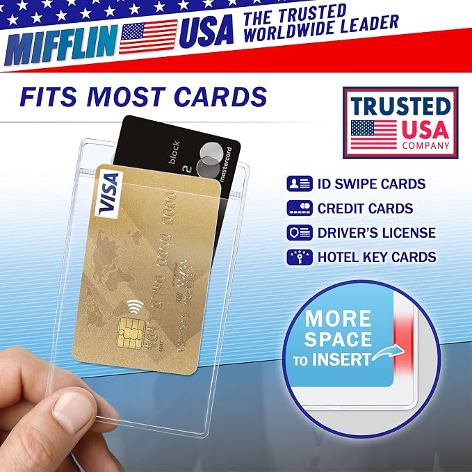 3x4 Vertical ID Name Badge Holder - Image 4