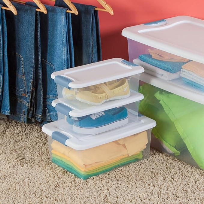Sterilite 48-Pack Latching Box, Under Bed Storage Bins - Image 5