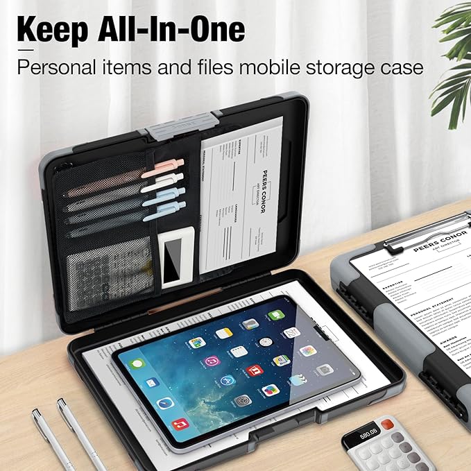 Sooez Toughest Clipboard with Storage, Internal Pen Pouch Included, Letter/ A4 - Image 4