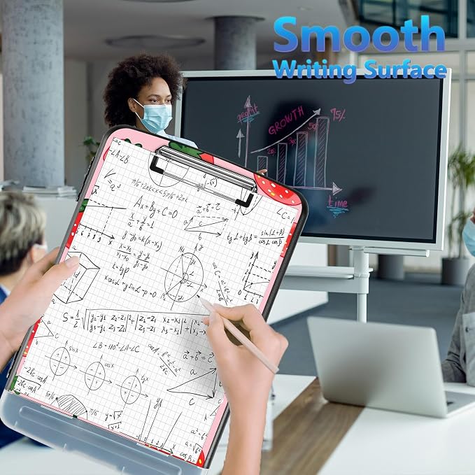 Clipboard with Storage, 8.5x11 High Capacity Nursing Clipboards with Pen Holder - Image 7