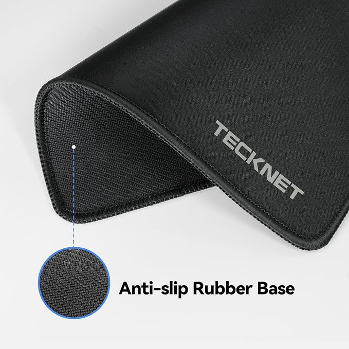 TECKNET 3 Pack Mouse Pad with Anti-fray Stitching, Waterproof Surface & - Image 4